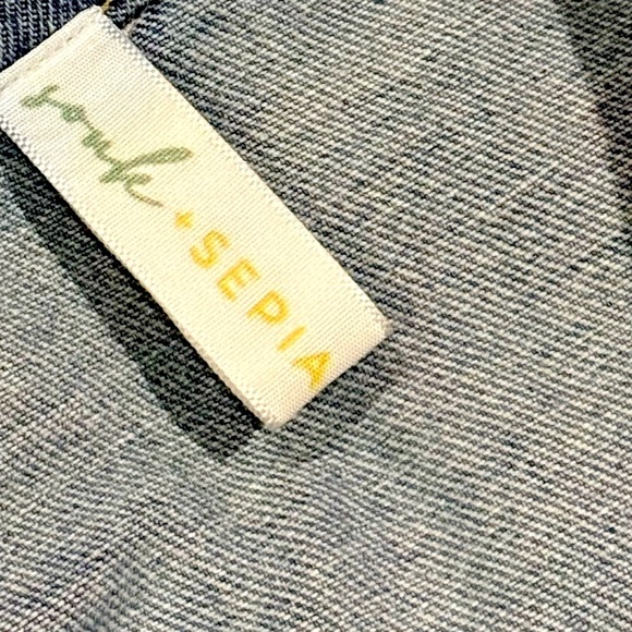 🧥🎨 SOUK + SEPIA Hand-Painted Denim Jacket 80s Graffiti Neon Streetwear Art XL - Picture 5 of 5